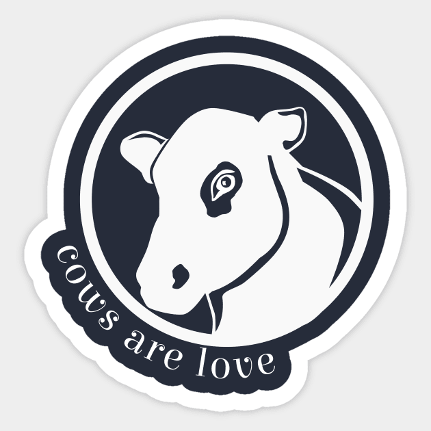 cows are love Sticker by wrenlyn